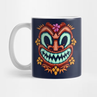 Tiki Man Mask Hawaiian Mug